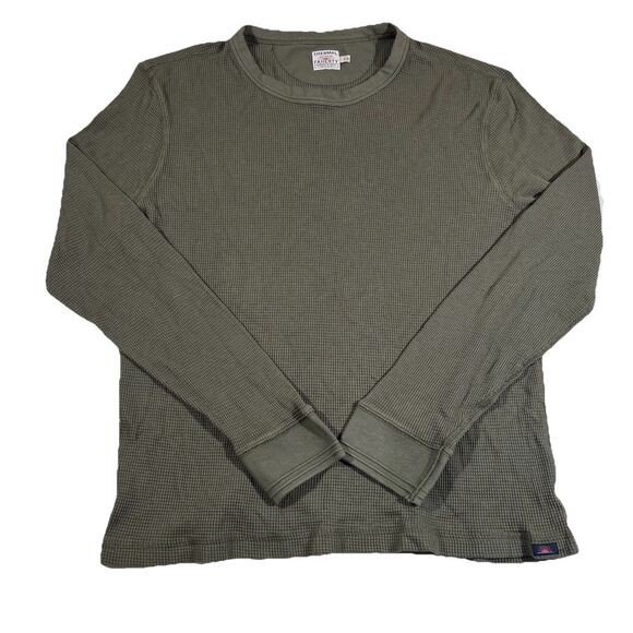 Faherty Other - Faherty Thermal Knitwear Long Sleeve Green Shirt Men's Size XL